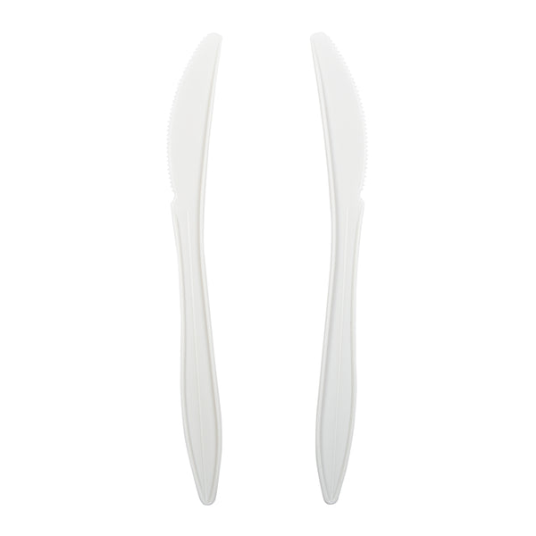 Plastic Knives White HW (1000)