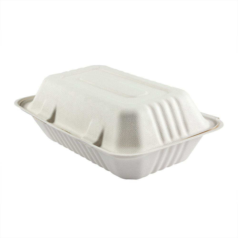 Clamshell Natural Molded Fiber Rectangle, Case 50x4 – 511Foodservice