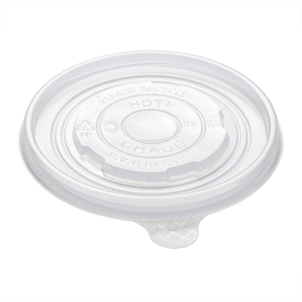 16 oz. Clear Vented Plastic Food Container Lids, Case of 500 – CiboWares