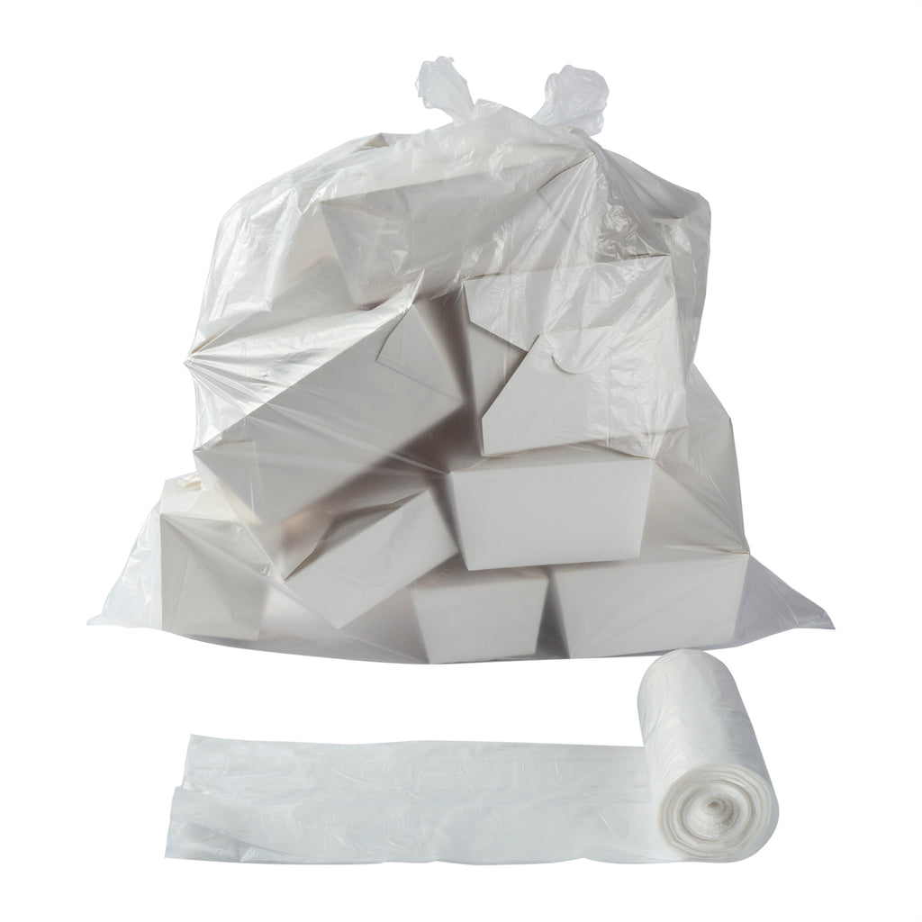 Array Clear Extra Strong Garbage Bags, 35X50In | 100UN/Unit, 1 Unit/Case