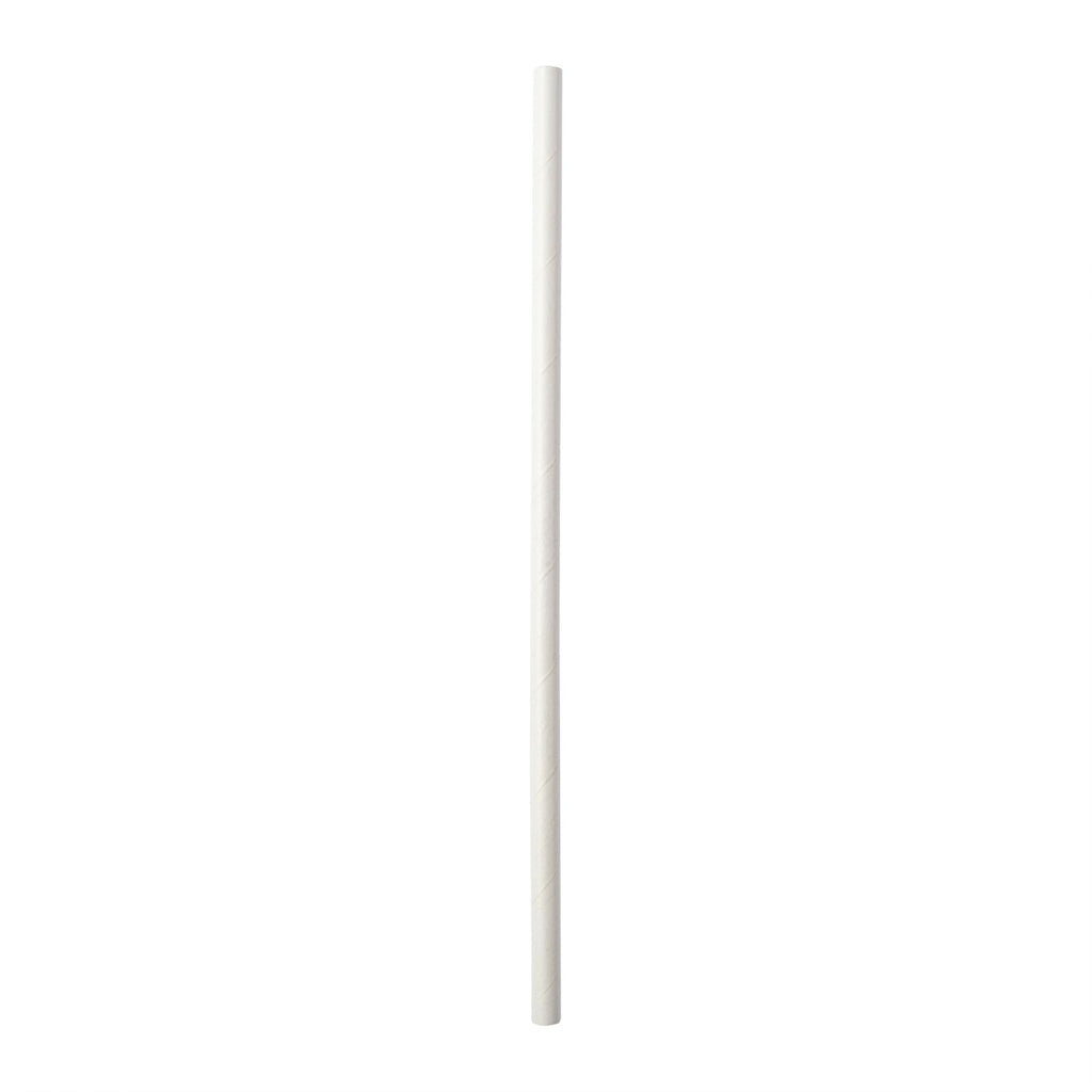 7.75 JUMBO UNWRAPPED WHITE PAPER STRAW, 8/500 – 511Foodservice