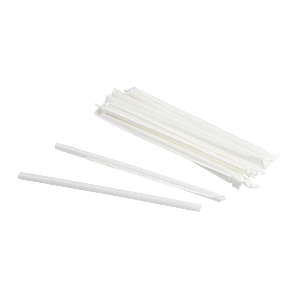 White Repa 8 Straight Straw - The Bio Group